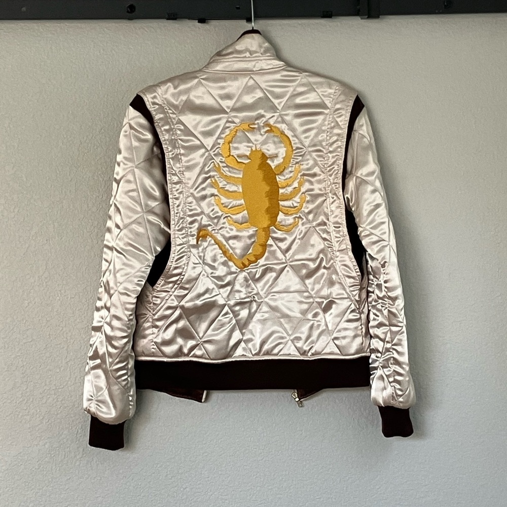 Drive movie men’s Gold Scorpion Satin Jacket